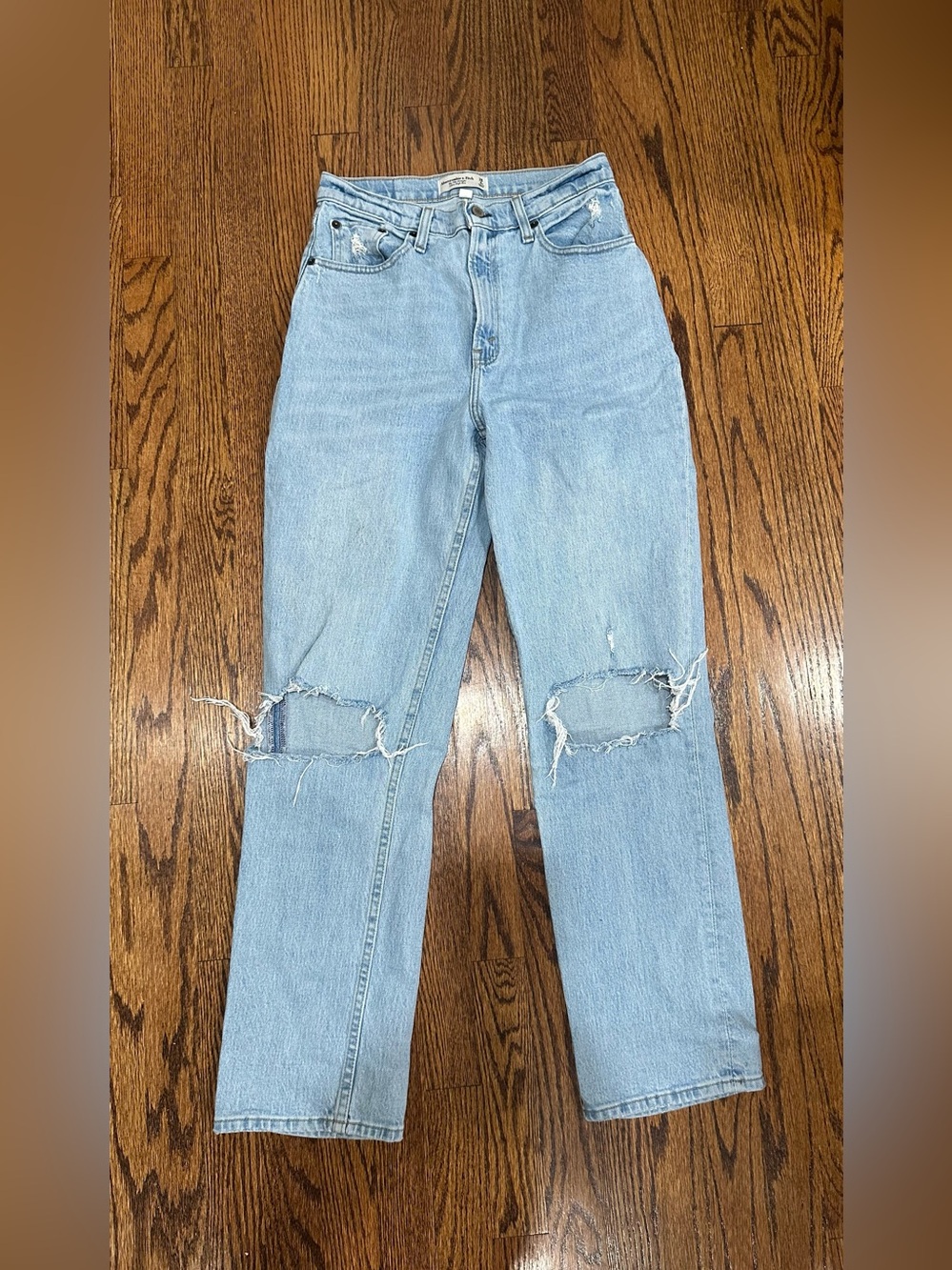 Abercrombie & Fitch 90s Straight Ultra High Rise Curve Love 28